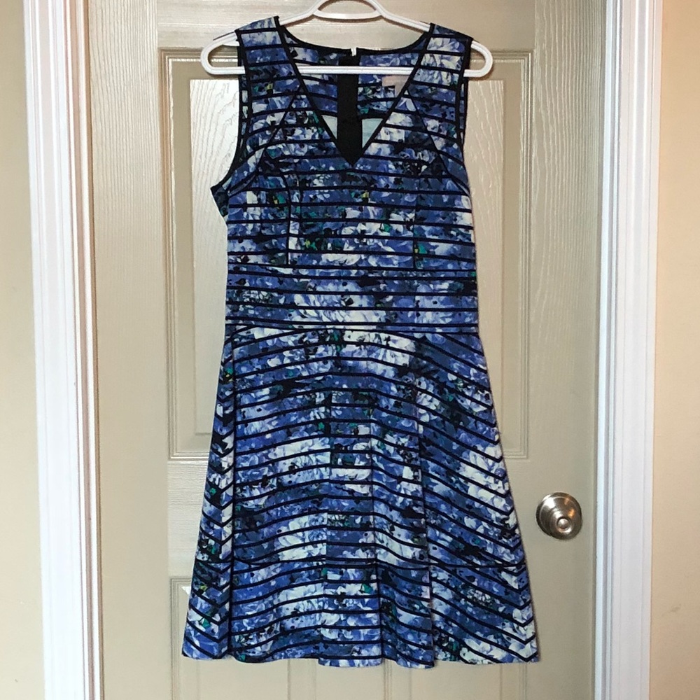NWOT Banana Republic floral fit & flare dress.